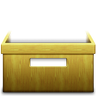 Wooden Stack Yellow Icon 96x96 png